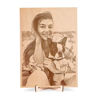 Фото на дърво A4 (21 x 30 см)