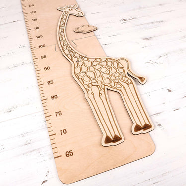 Детски метър за стена - жираф