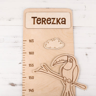 Детски метър за стена - зоологическа градина