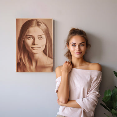 Фотообраз на дърво A3+ (44 x 32 см)