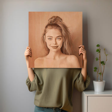 Фотообраз на дърво A3+ (44 x 32 см)