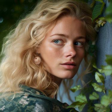 Дървени обеци HOORAY Cime