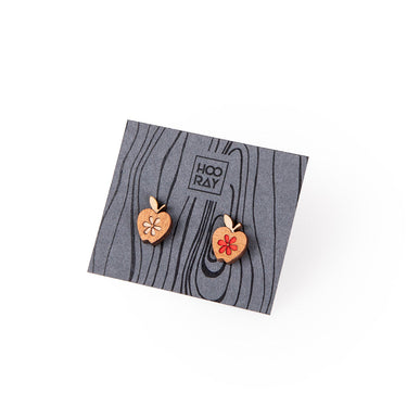 Дървени обеци HOORAY Cidro