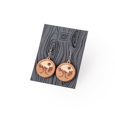 Дървени обеци HOORAY Viaggio