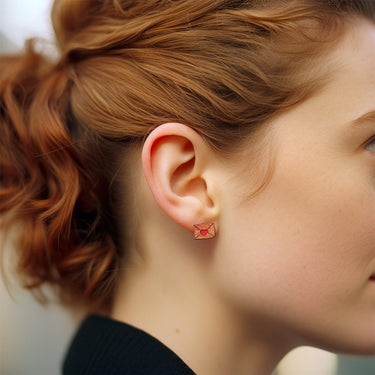 Дървени обеци HOORAY Sonetto