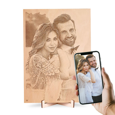 Фото на дърво A5 (15 x 21 см)