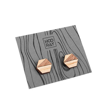 Дървени обеци HOORAY Roble